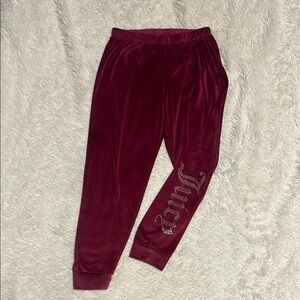 Juicy Couture Plum Velour Sweatpants